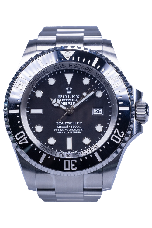 Rolex Sea-Dweller Deepsea 126660 – schwarzes Zifferblatt, Stahlgehäuse und Stahlband