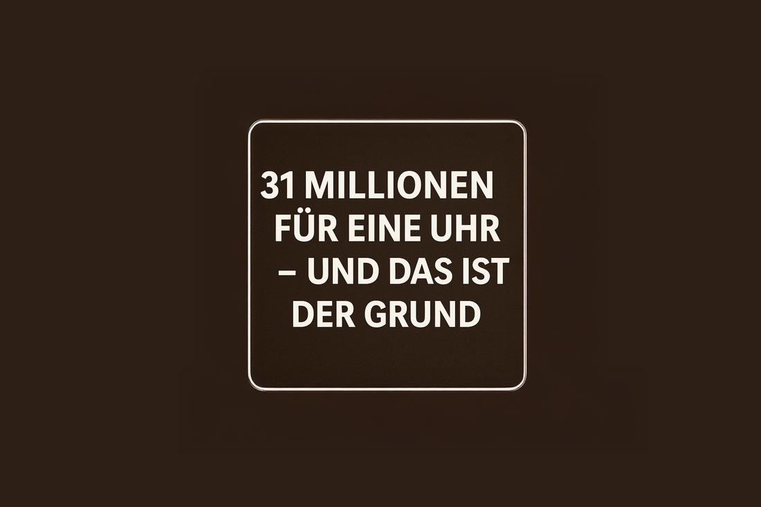 Die teuerste Uhr der Welt? Patek, Paul Newman & Co. – wir zeigen dir die 5 teuersten Luxusuhren aller Zeiten und warum sie Millionen wert sind.