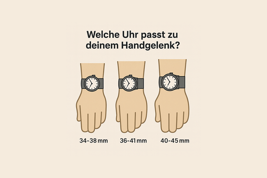 Welche Uhr passt zu deinem Handgelenk?