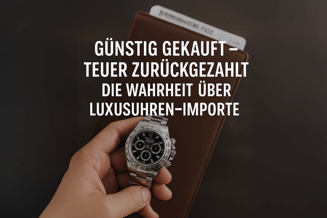 Günstig gekauft – teuer zurückgezahlt? Die Wahrheit über Luxusuhren-Importe