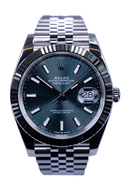 Rolex Datejust 41 Ref. 126334 – grünes Zifferblatt, Stahlgehäuse, ungetragen Rolex Datejust 41 Ref. 126334