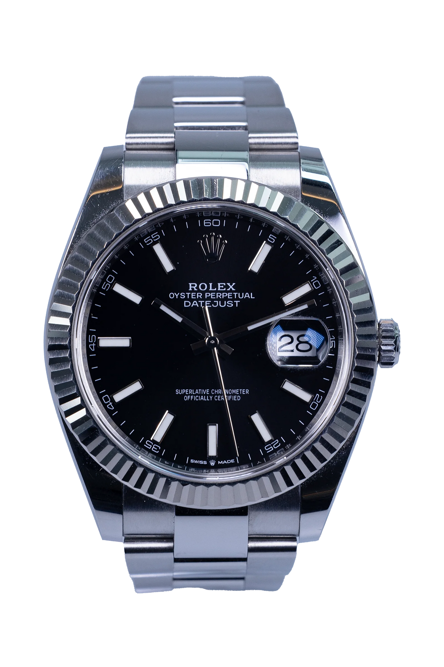 Rolex Datejust 41 Ref. 126334 – schwarzes Zifferblatt, Edelstahlgehäuse und -band