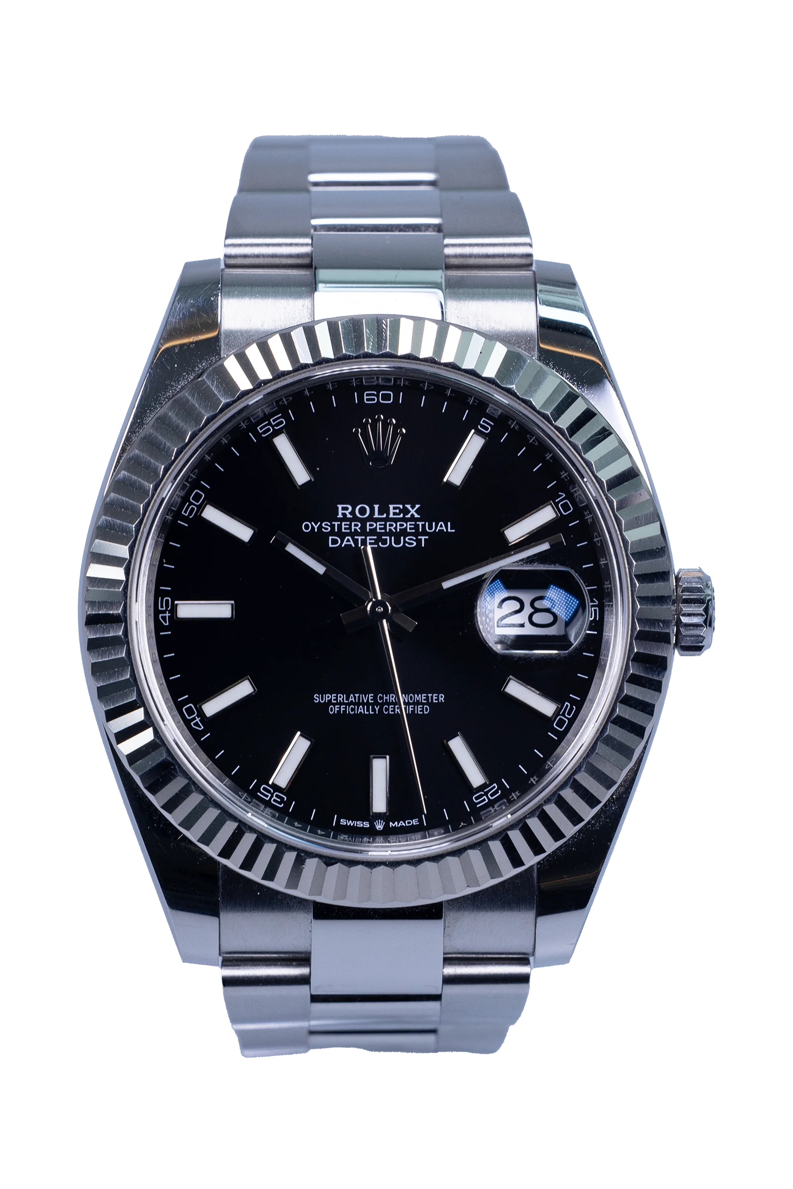 Rolex Datejust 41 Ref. 126334 – schwarzes Zifferblatt, Edelstahlgehäuse und -band
