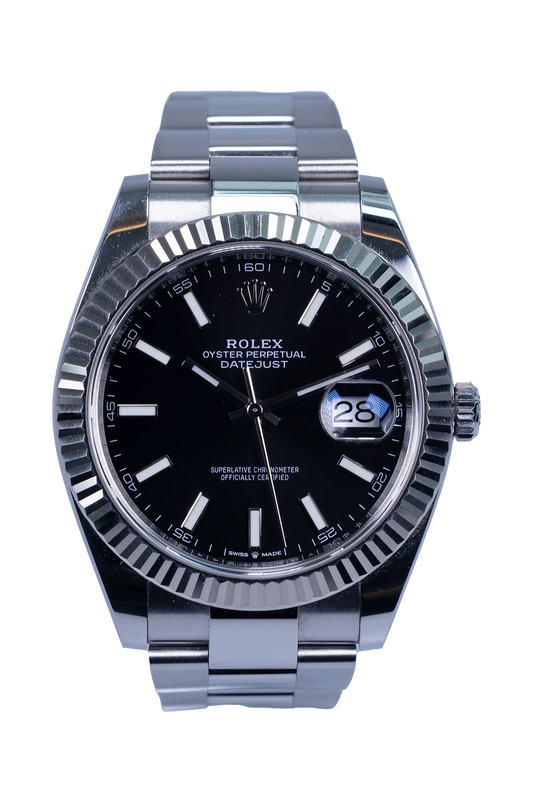 Rolex Datejust 41 Ref. 126334 – schwarzes Zifferblatt, Edelstahlgehäuse und -band Rolex Datejust Ref. 126334