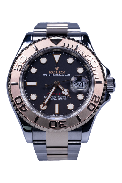Rolex Yacht-Master 40 Ref. 126621 — schwarzes Zifferblatt, Stahl und Roségold Rolex Yacht-Master 40 Ref. 126621
